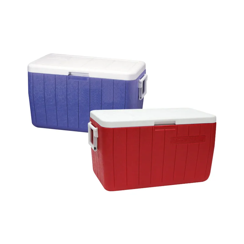 COLEMAN COOLER 5248 WHITE PLASTIC COOLER HINGED